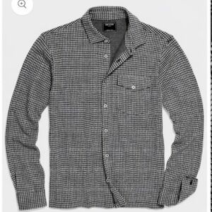 Todd Snyder Houndstooth Double Knit Button Down Size Small